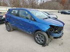 2021 Ford Ecosport S Синий vin: MAJ6S3FL5MC410049 2021 Ford Ecosport S Синий vin: MAJ6S3FL5MC410049