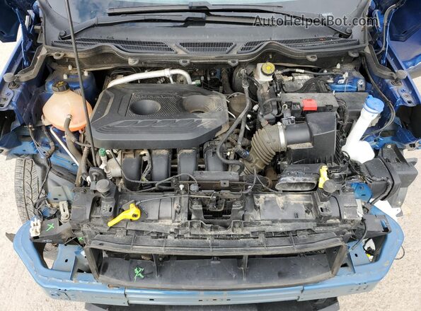 MAJ6S3FL5MC410049 2021 FORD ECOSPORT Синий Вид подкапотного пространства