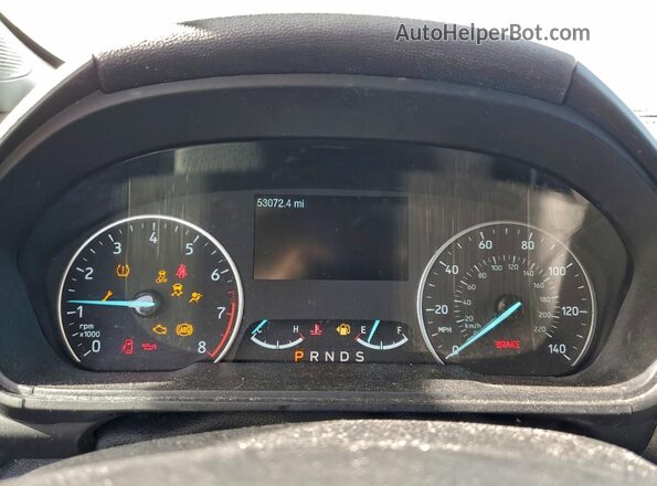 MAJ6S3GL2LC334965 2020 FORD ECOSPORT Silver Instrument cluster view