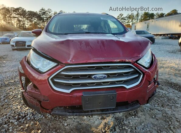 MAJ6S3GL3KC280963 2019 FORD ECOSPORT Красный Вид спереди