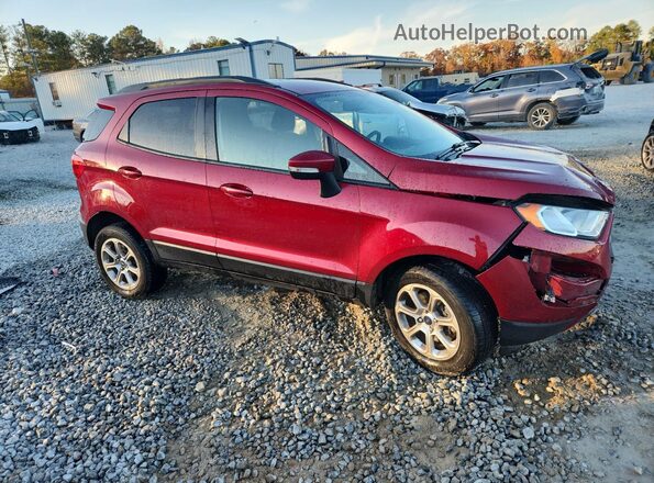 MAJ6S3GL3KC280963 2019 FORD ECOSPORT Красный Передняя правая четверть