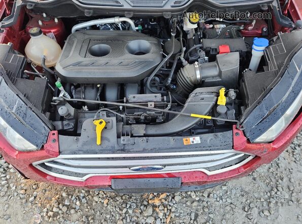 MAJ6S3GL3KC280963 2019 FORD ECOSPORT Красный Вид подкапотного пространства