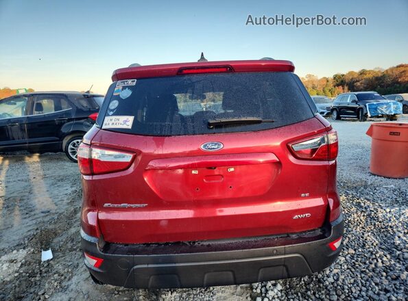 MAJ6S3GL3KC280963 2019 FORD ECOSPORT Красный Вид сзади