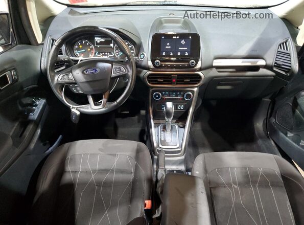 MAJ6S3GL3KC283989 2019 FORD ECOSPORT Черный Вид панели приборов