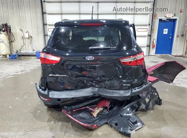 MAJ6S3GL3KC283989 2019 FORD ECOSPORT Черный Вид сзади