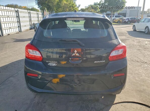 ML32A3HJ9JH014571 2018 MITSUBISHI MIRAGE Black Vista trasera