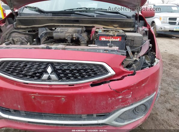 ML32A3HJXHH009583 2017 MITSUBISHI MIRAGE Red Vista frontal