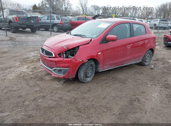 ML32A3HJXHH009583 2017 MITSUBISHI MIRAGE Red Vista tres cuartos delantera izquierda