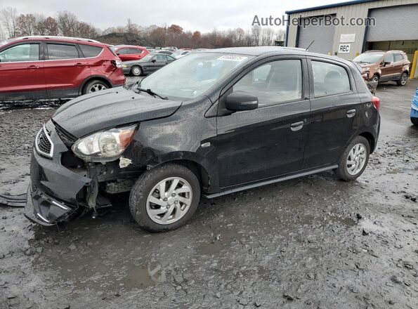 ML32A4HJ6KH016124 2019 MITSUBISHI MIRAGE Черный Передняя левая четверть
