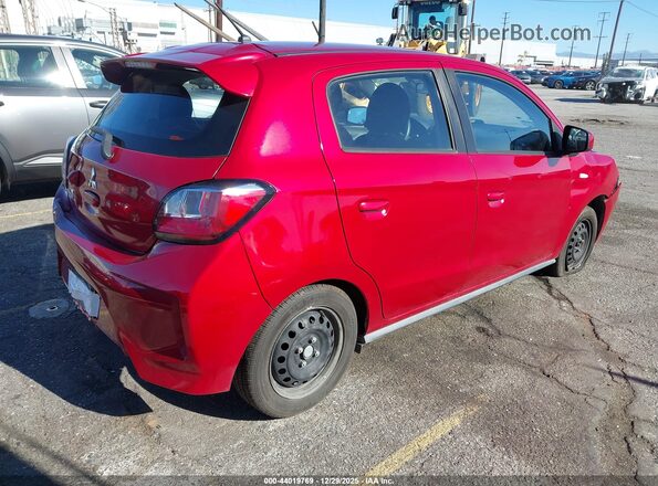 ML32AUHJ0MH005963 2021 MITSUBISHI MIRAGE Красный Задняя правая четверть