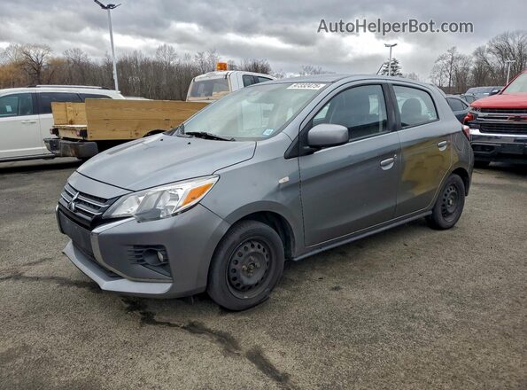ML32AUHJ3MH009537 2021 MITSUBISHI MIRAGE Gray წინა მარცხენა ხედი სამი მეოთხედიდან