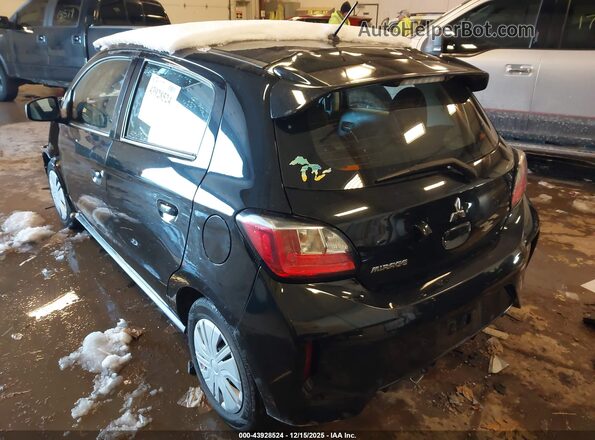 ML32AUHJ4NH005255 2022 MITSUBISHI MIRAGE Black უკანა მარცხენა