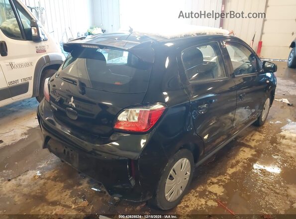 ML32AUHJ4NH005255 2022 MITSUBISHI MIRAGE Black უკანა მარჯვენა