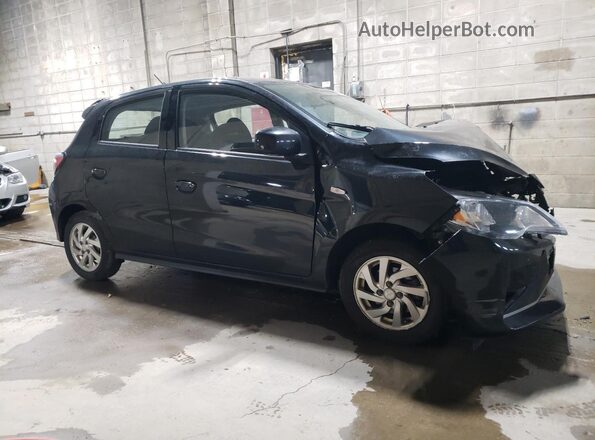 ML32AUHJ7MH007435 2021 MITSUBISHI MIRAGE Черный Передняя правая четверть