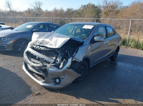 ML32F3FJ0HHF16158 2017 MITSUBISHI MIRAGE G4 Silver Передня ліва чверть
