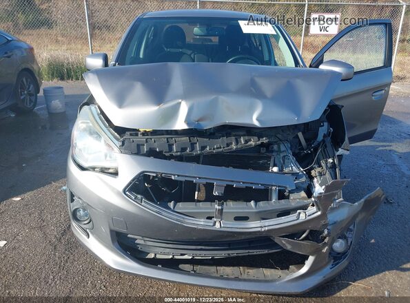 ML32F3FJ0HHF16158 2017 MITSUBISHI MIRAGE G4 Silver Вид ззаду