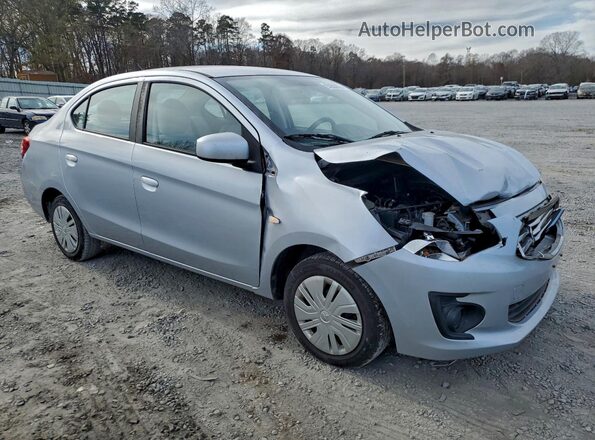 ML32F3FJ0JHF14819 2018 MITSUBISHI MIRAGE Серебряный Передняя правая четверть