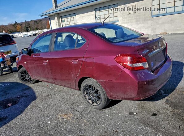 ML32F3FJ4HHF11027 2017 MITSUBISHI MIRAGE Burgundy Rear left
