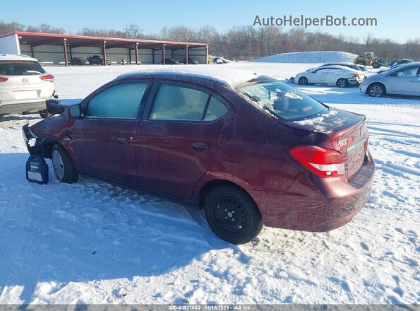 ML32F3FJ4LHF03602 2020 MITSUBISHI MIRAGE G4 Burgundy Tył lewy