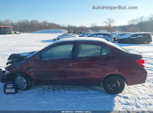 ML32F3FJ4LHF03602 2020 MITSUBISHI MIRAGE G4 Burgundy Widok wnętrza 360 stopni