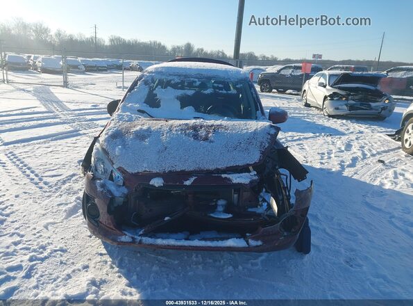 ML32F3FJ4LHF03602 2020 MITSUBISHI MIRAGE G4 Burgundy Widok zestawu wskaźników