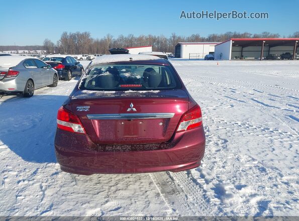 ML32F3FJ4LHF03602 2020 MITSUBISHI MIRAGE G4 Burgundy 