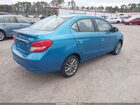 2018 Mitsubishi Mirage G4 Es Синий vin: ML32F3FJ5JHF10328