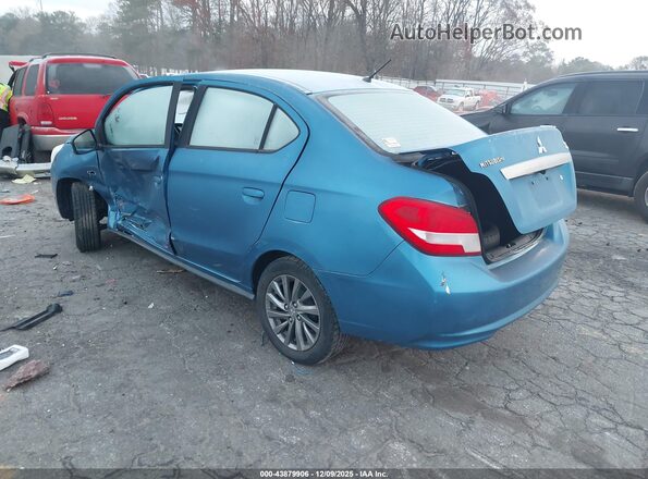 ML32F3FJ6KHF02062 2019 MITSUBISHI MIRAGE G4 Blue Tył lewy