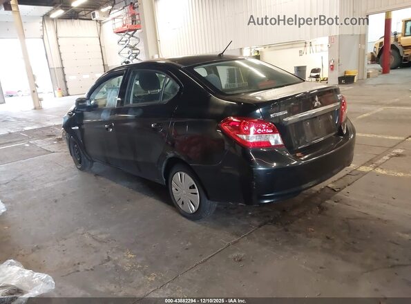 ML32F3FJ7HHF12303 2017 MITSUBISHI MIRAGE G4 Черный Задняя левая четверть