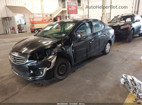 ML32F3FJ7HHF12303 2017 MITSUBISHI MIRAGE G4 Черный Передняя левая четверть