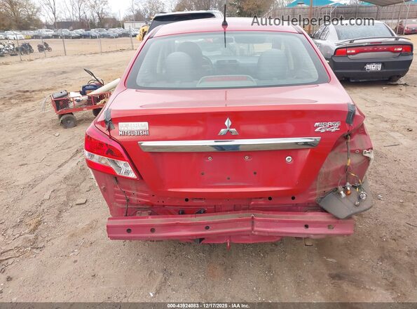 ML32F3FJ7HHF18716 2017 MITSUBISHI MIRAGE G4 Красный Вид спереди