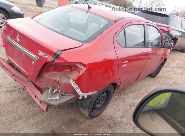 ML32F3FJ7HHF18716 2017 MITSUBISHI MIRAGE G4 Красный Задняя правая четверть