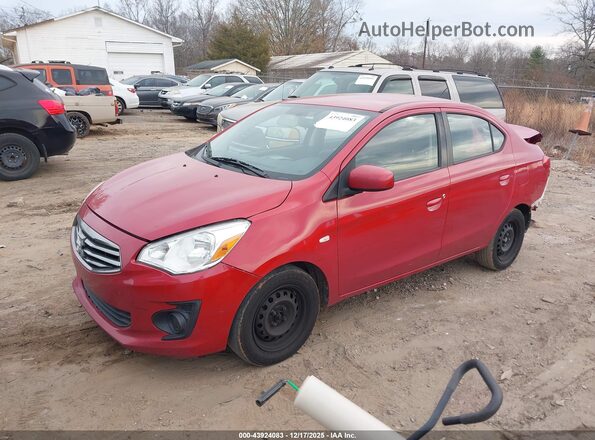 ML32F3FJ7HHF18716 2017 MITSUBISHI MIRAGE G4 Красный Передняя левая четверть