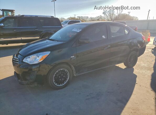 ML32F3FJ7KHF18013 2019 MITSUBISHI MIRAGE Черный Передняя левая четверть