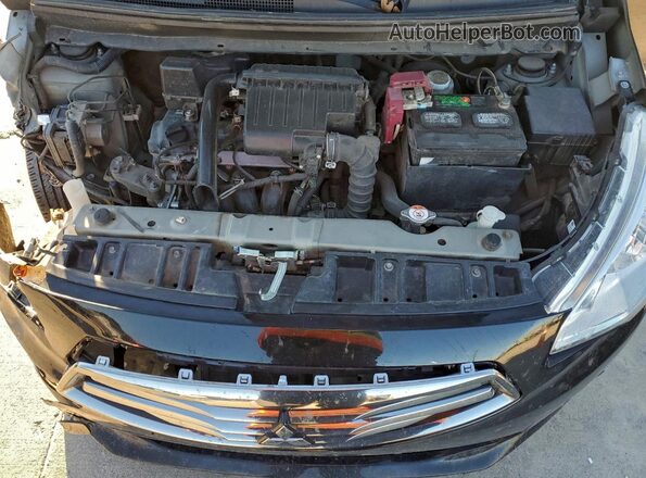 ML32F3FJ7KHF18013 2019 MITSUBISHI MIRAGE Черный Вид задней части салона