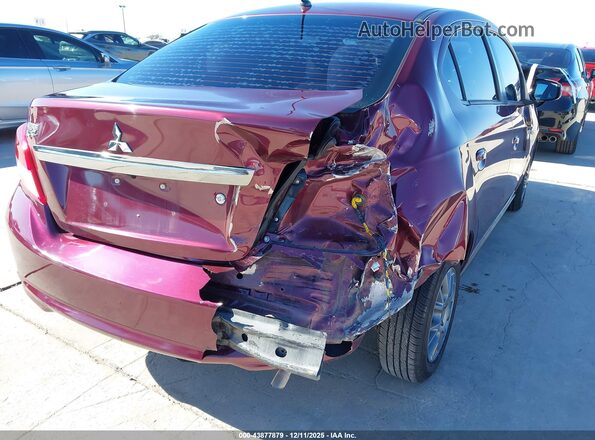 ML32F3FJ7LHF09183 2020 MITSUBISHI MIRAGE G4 Бордовый Вид спереди