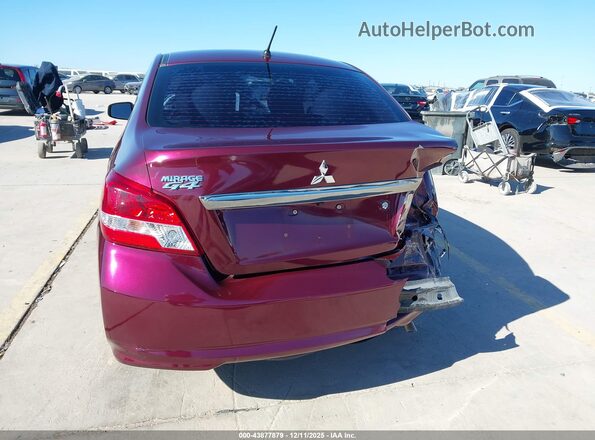 ML32F3FJ7LHF09183 2020 MITSUBISHI MIRAGE G4 Бордовый 