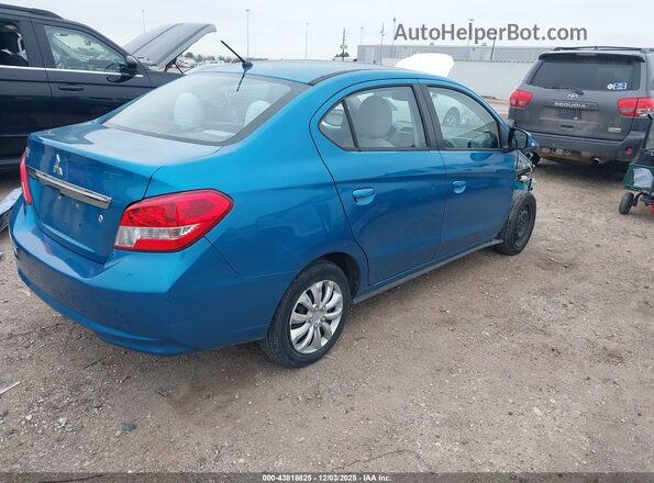 ML32F3FJ8LHF09189 2020 MITSUBISHI MIRAGE G4 Blue Trasero derecho