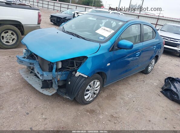 ML32F3FJ8LHF09189 2020 MITSUBISHI MIRAGE G4 Blue Vista tres cuartos delantera izquierda