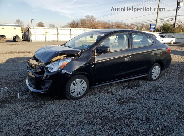 ML32F3FJ9LHF07483 2020 MITSUBISHI MIRAGE Black Vista tres cuartos delantera izquierda