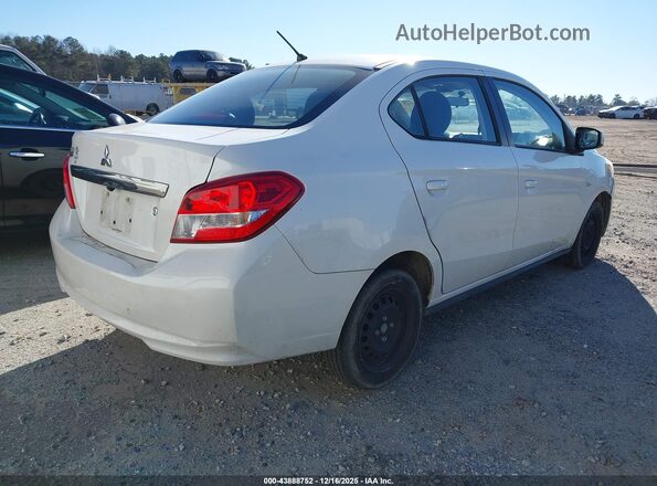 ML32F3FJ9LHF09993 2020 MITSUBISHI MIRAGE G4 White Задня права чверть