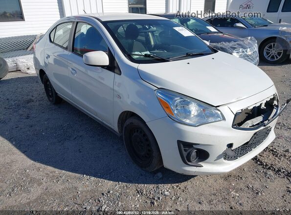 ML32F3FJ9LHF09993 2020 MITSUBISHI MIRAGE G4 White Передня права чверть