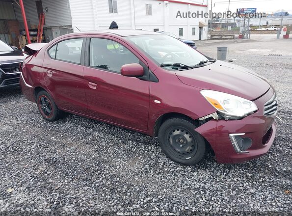 ML32F3FJXHHF13459 2017 MITSUBISHI MIRAGE G4 Фиолетовый Передняя правая четверть