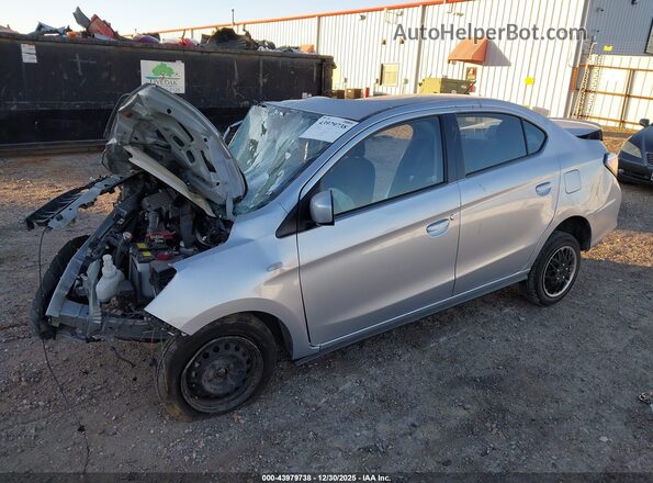 ML32FUFJ1PHF02404 2023 MITSUBISHI MIRAGE G4 Silver Vista tres cuartos delantera izquierda