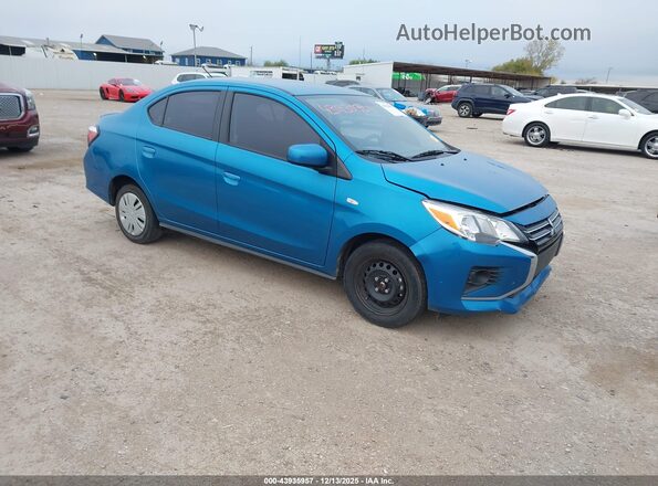 ML32FUFJ4PHF04616 2023 MITSUBISHI MIRAGE G4 Синий Передняя правая четверть