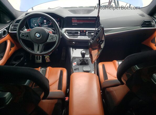NJ1584E 2021 BMW M4 Blue Dashboard view