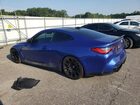 2021 Bmw M4 Blue vin: NJ1584E