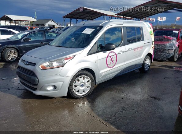 NM0GS9F79H1295250 2017 FORD TRANSIT CONNECT Silver წინა მარცხენა ხედი სამი მეოთხედიდან