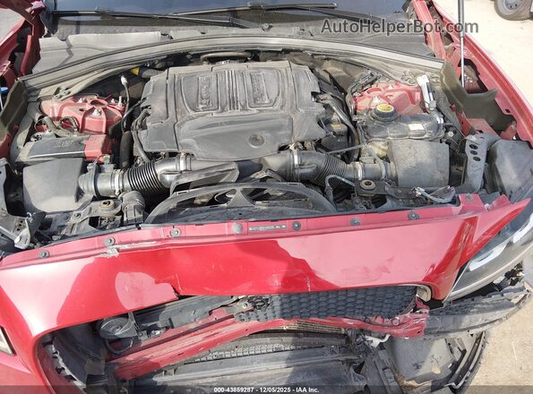 SADCJ2BV6HA893266 2017 JAGUAR F-PACE Красный Вид сзади