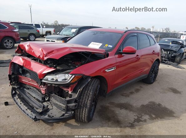 SADCJ2BV6HA893266 2017 JAGUAR F-PACE Красный Передняя левая четверть